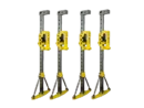 Jeu de 4 béquilles pour levage et mise au sol des containers