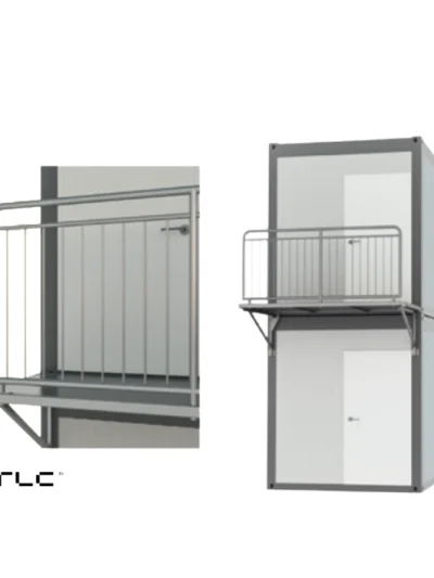 Coursive métallique pour container