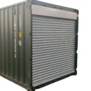 Rideau métallique pour extrémité de container hauteur standard