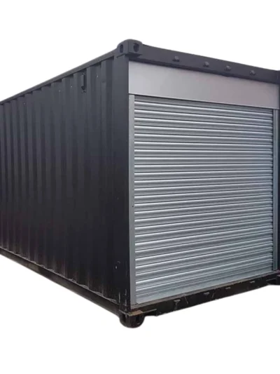 Rideau métallique pour extrémité de container High Cube