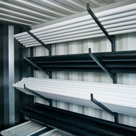 Support d’étagère à 4 niveaux inclinés pour container maritime – Image 5