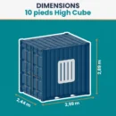 Conteneur 10 Pieds High Cube