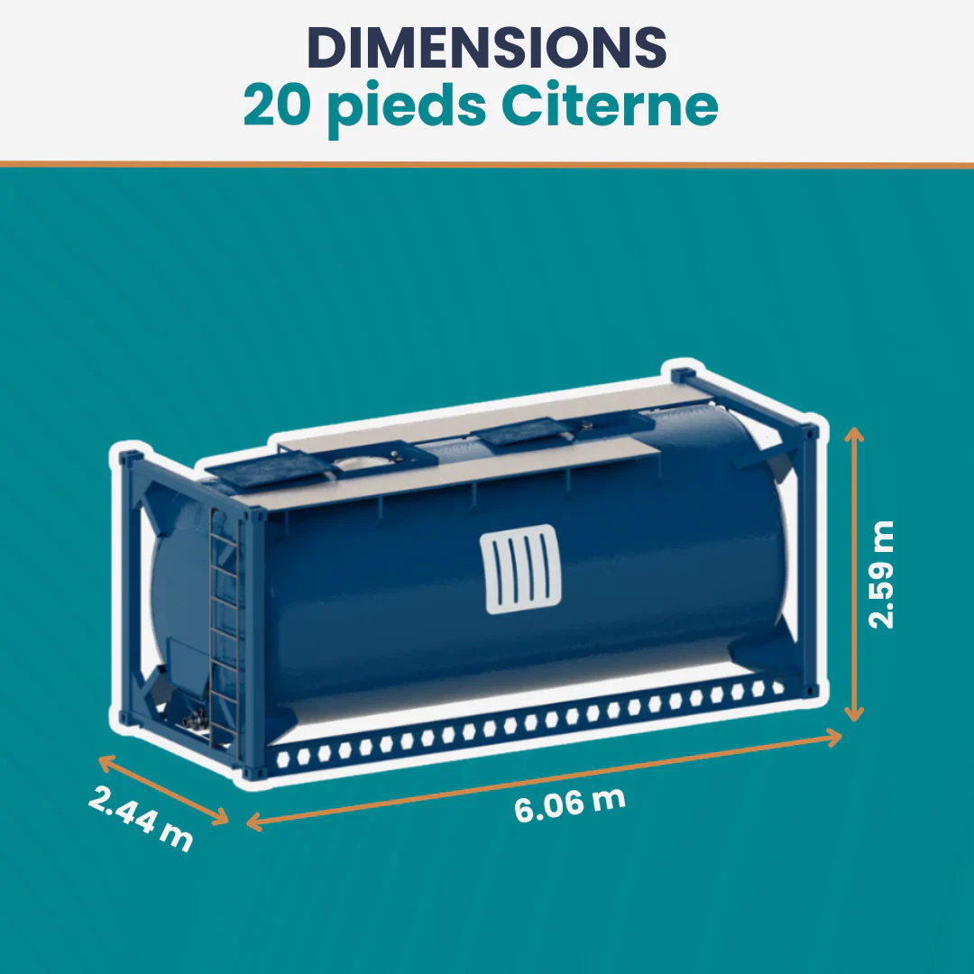 Conteneur 20 Pieds Citerne Neuf – Image 3